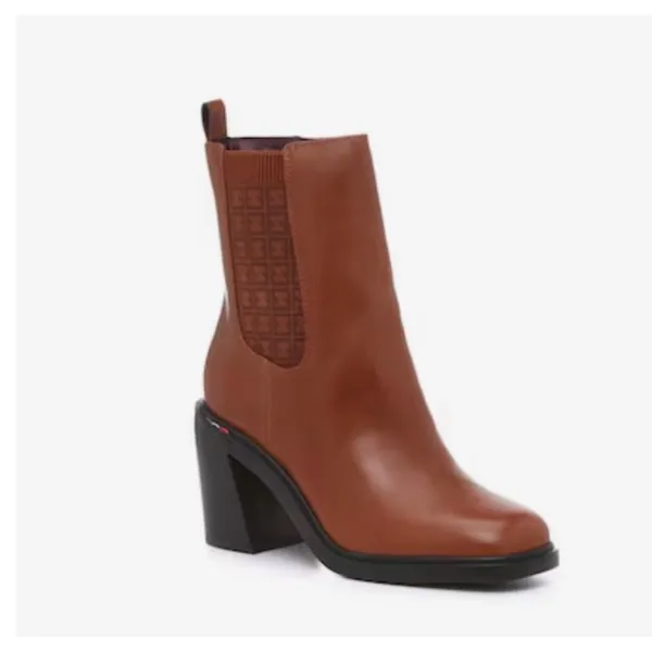Franco Sarto Paula Stacked Block Heel Bootie –‎ Size 8.5 - Image 3