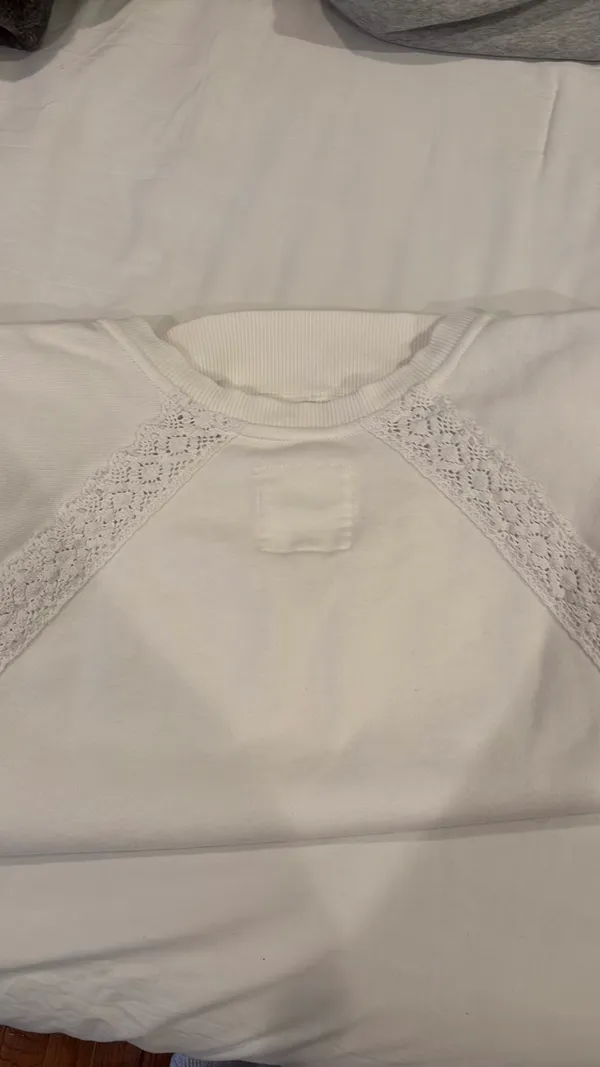 Aerie Lace Trim Crew Neck - Image 7