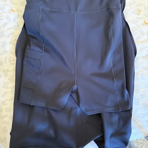 Quince Ultra-Soft Performance Active Dress Navy Blue Small NWT Athletic Casual - Image 6