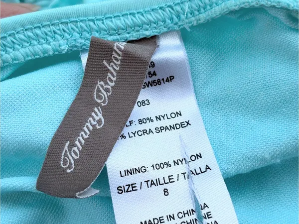 NWOT Tommy Bahama Aqua One-Piece Swimsuit 8 travel vacation ocean pool resort - Image 6