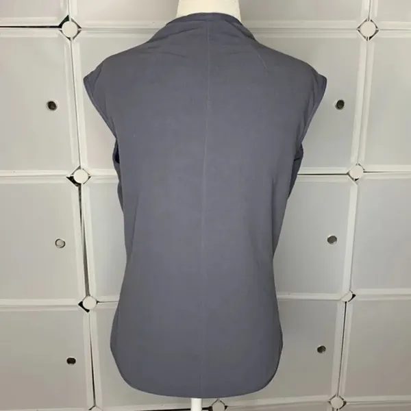 Nike Therma-Fit Gray Full Zip Fleece Vest Size Small - Image 3