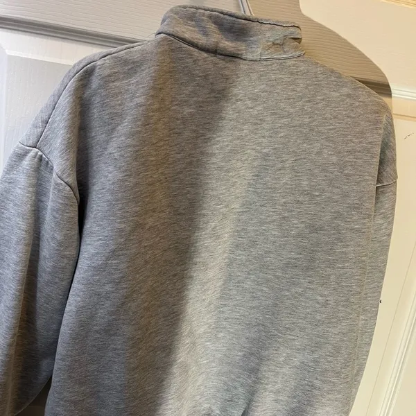Grey quarter zip up - Image 2