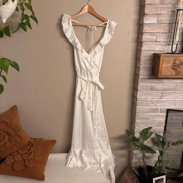SHOW ME YOUR MUMU Alexis Satin Midi Dress‎ - Image 3