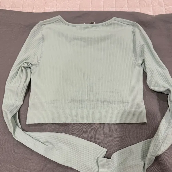 Lululemon Ebb to Street Long Sleeve Delicate Mint - Image 2
