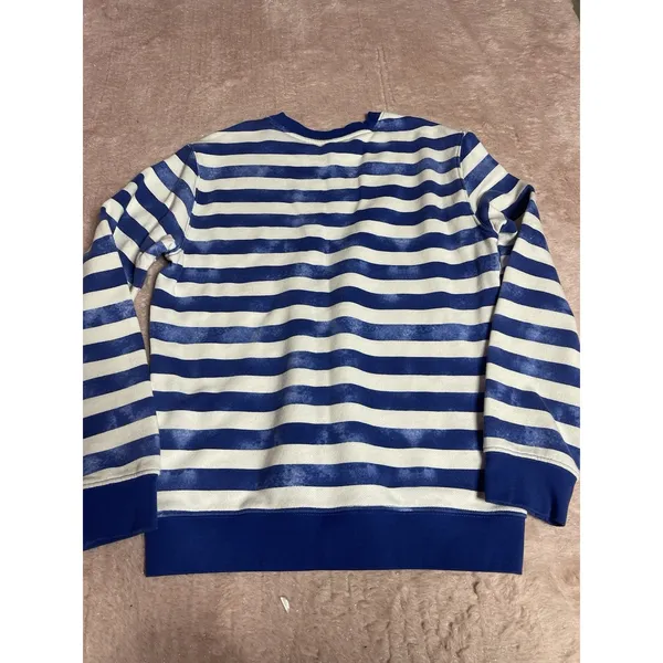 Free Assembly Small Blue Crewneck Sweatshirt Long Sleeve Casual Pullover I0217‎ - Image 6