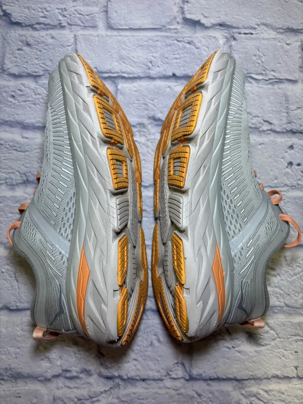 Hoka One One Bondi 7 Womens 9 D WIDE Running Shoes Harbor Mist Running Athletic - Image 8