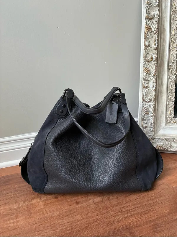 Coach Edie 42 Leather Suede Shoulder Bag, 20334 - Image 7