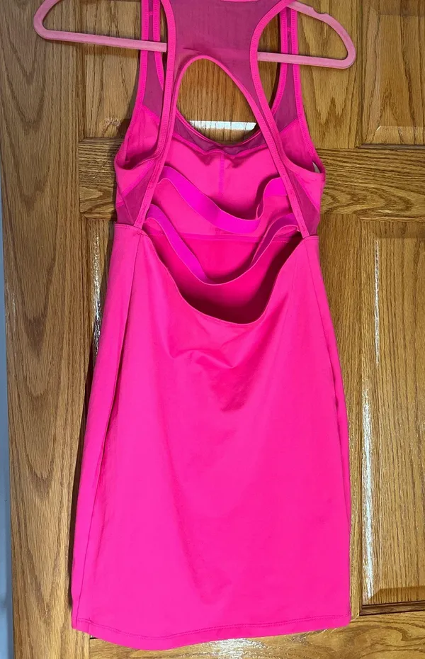 Fabletics Dress Pink Medium  - Image 2