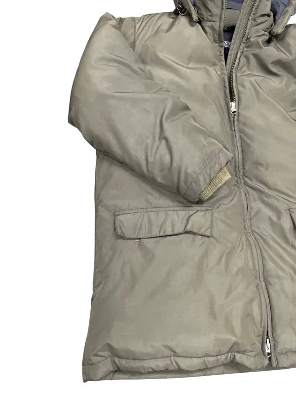 Lands End wms olive green petite hooded long winter parka coat sz M SKU 10-781 - Image 2