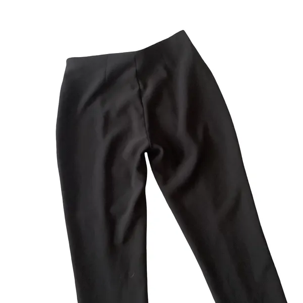 Indero Button Detail Ankle Pants Black - Image 5