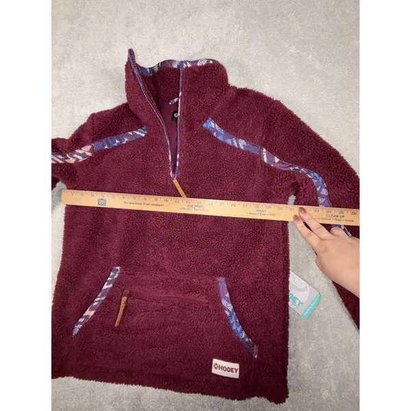 NWT Hooey Sherpa Pullover Women's Fleece Lined Aztec Southwestern‎ Western Small - Image 8