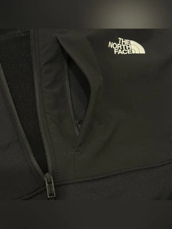 The North Face TNF Performance Fleece Quarter Zip Jacket Small Black Outdoor - Image 11