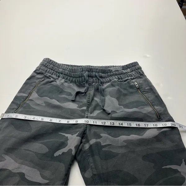 Aritzia TNA‎ Camouflage Mid Rise Gray Grey Jogger Style Cotton Pant Women Medium - Image 8