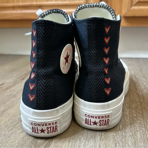 Converse Limited Edition Valentines Platform Sneakers‎ - Image 3