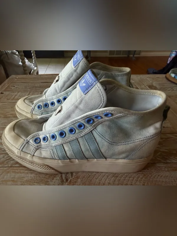 ☁️ Adidas Nizza 2” High Platform Cloud Blue Sneakers ☁️ ~ Women’s 8.5 - Image 5