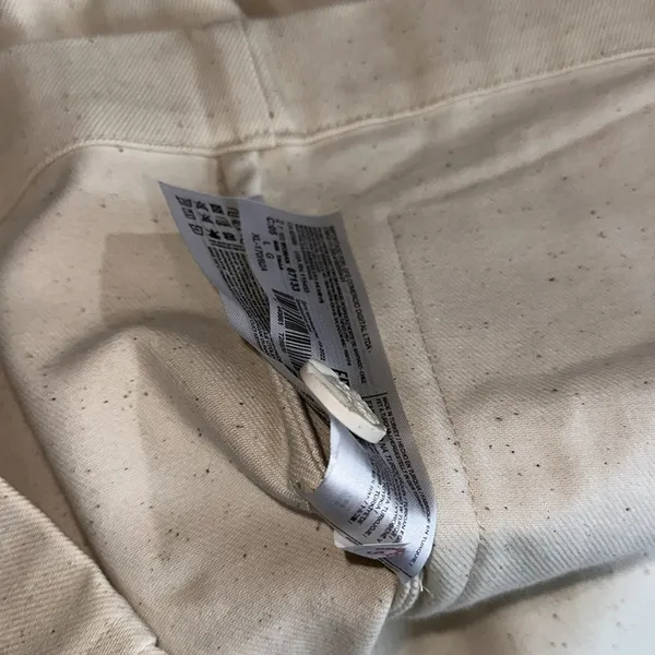 Mango NWT Oversized cotton jacket ECRU LARGE - Image 12