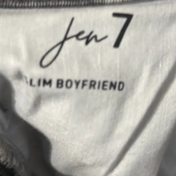 Jen‎ 7 for Seven for All Mankind Slim Boyfriend Embroidered Jeans Size 22 - Image 10
