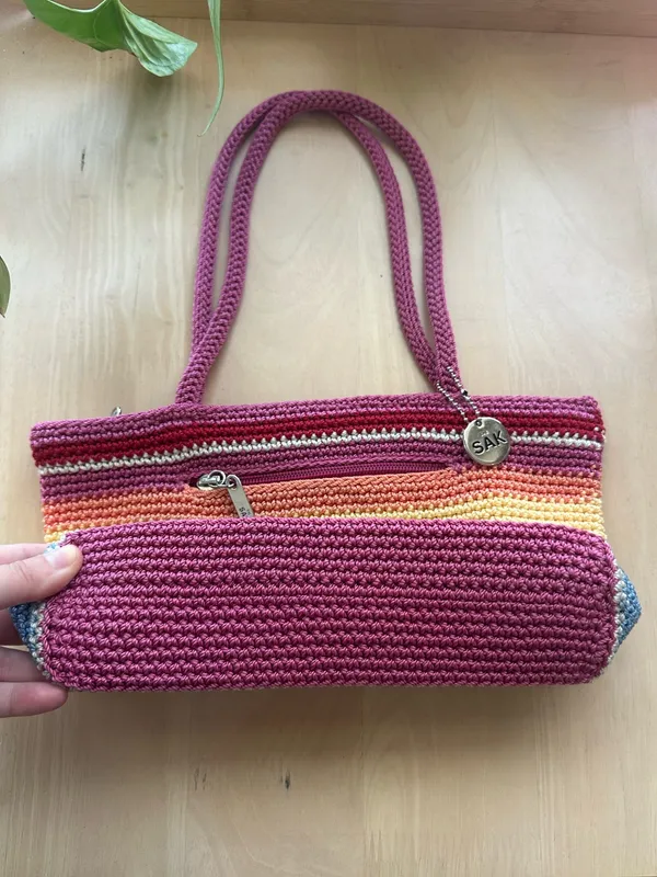 The Sak Rainbow Crochet Shoulder Bag - Image 7