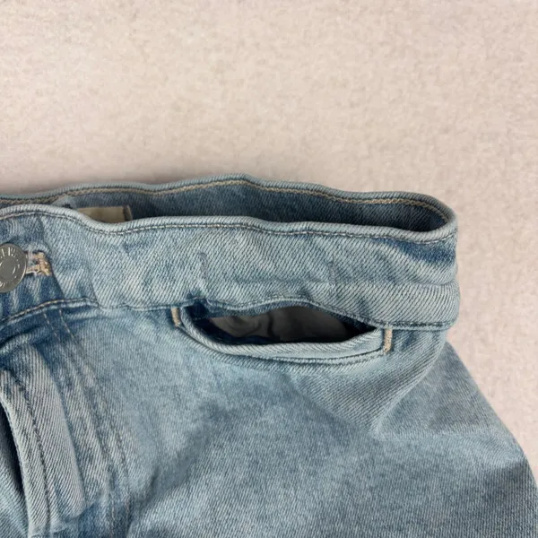 Madewell Emmett Wide-Leg Jeans Women's 25 Blue Light Wash Ankle Crop Normcore - Image 10