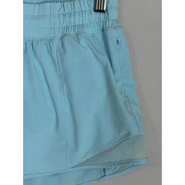 Lululemon Hotty Hot High-Rise Lined Shorts Women 6 Tall Blue Athletic Running - Image 3