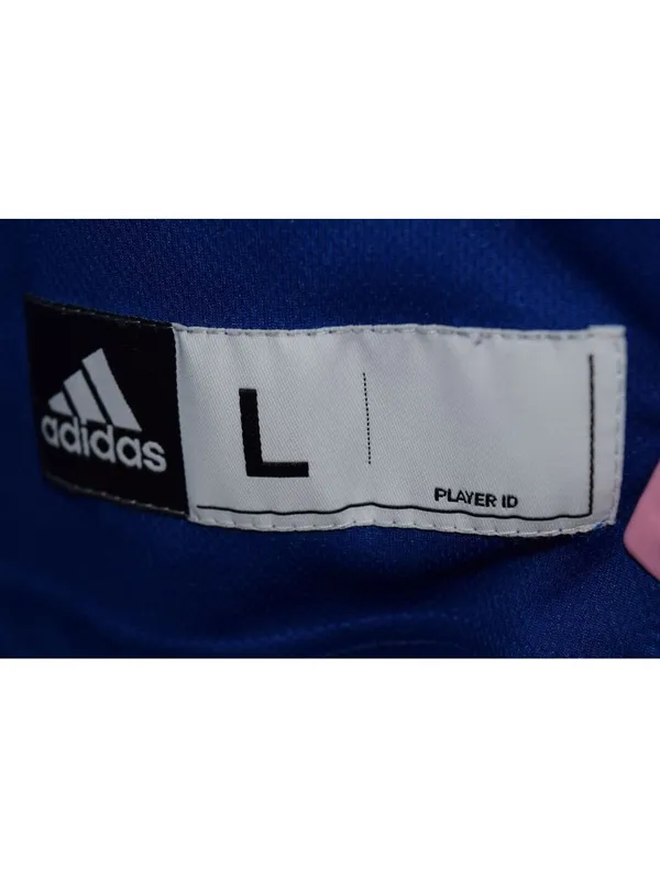 NWOT Adidas Kansas Jayhawks KU Blue Red Basketball Jersey Size Large - Image 4