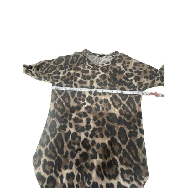 Gaze Animal print Knit top Sz S NWT - Image 5