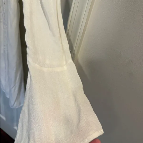 Abercrombie & Fitch Ivory Lace Babydoll Dress - Image 6
