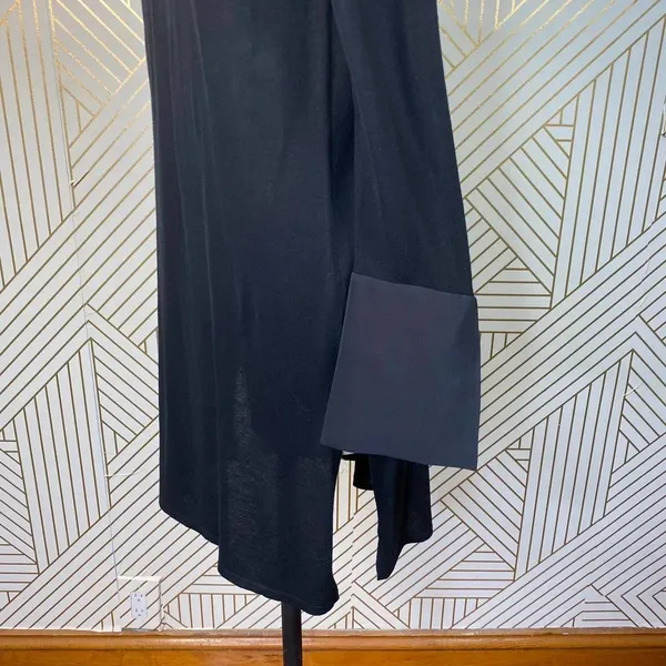 Jarbo Black‎ Merino Flared Sleeve Sweater Dress - Image 6