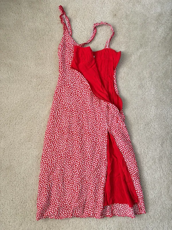 Red midi dress - Image 2