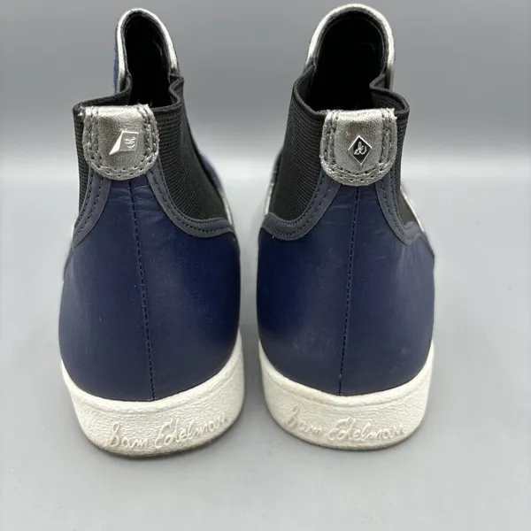 Sam Edelman‎ Boot Womens 8.5 Blue Margot High Top Sneaker Ankle Comfort Casual - Image 3