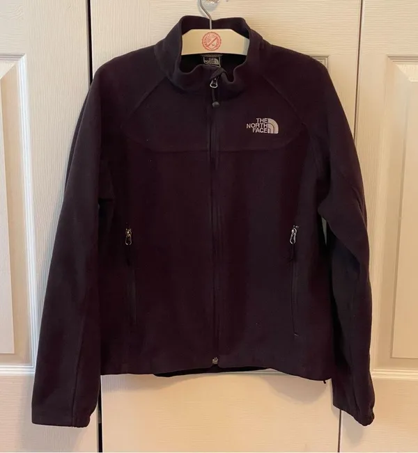 The North Face Black Softshell Fleece Jacket - Image 2