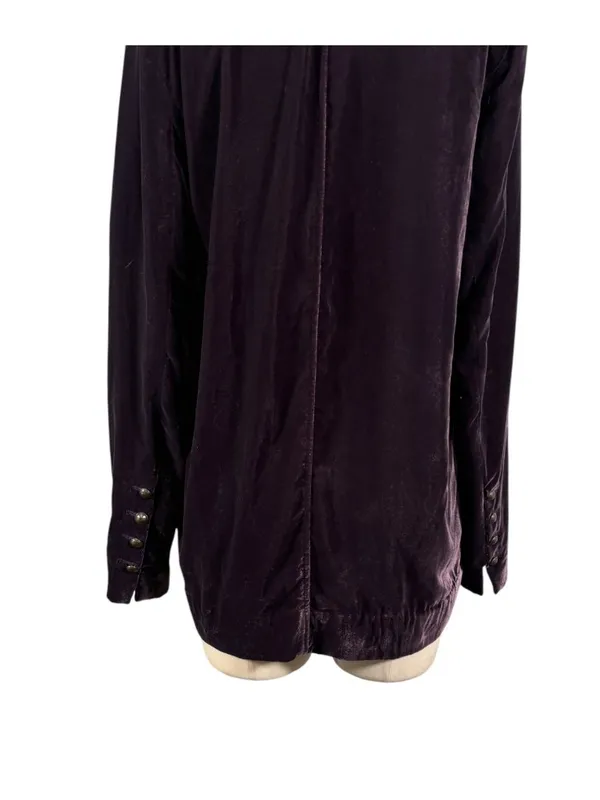 Free People Yesterdays Muse Velvet Jacket Size Small - Image 9