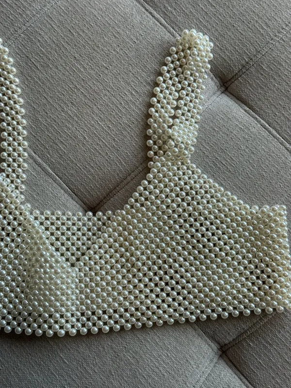 Pearl Bra Top White - Image 4