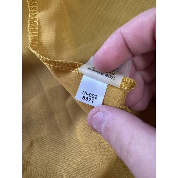 Lularoe Mustard‎ Yellow Kimono Sz Medium Sheer Artsy Duster Vacation Lightweight - Image 9