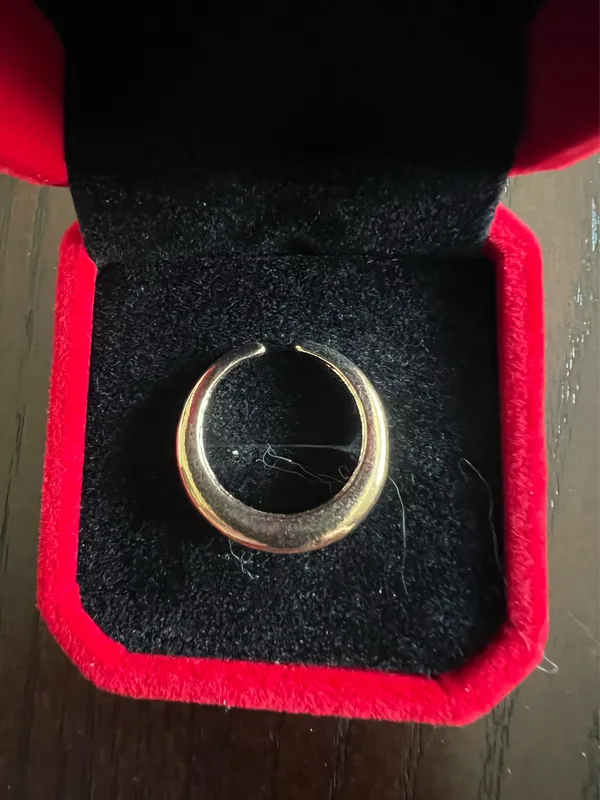 Women’s Gorgeous Golden Adjustable Statement Ring Size 7 - Image 3
