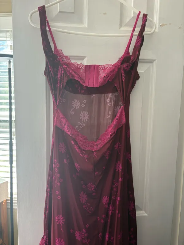 Free People Silky floral Dress - Image 2