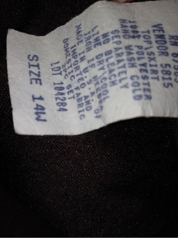 S.L. Fashion 14 Chocolate Side Tie Top Plus - Image 6