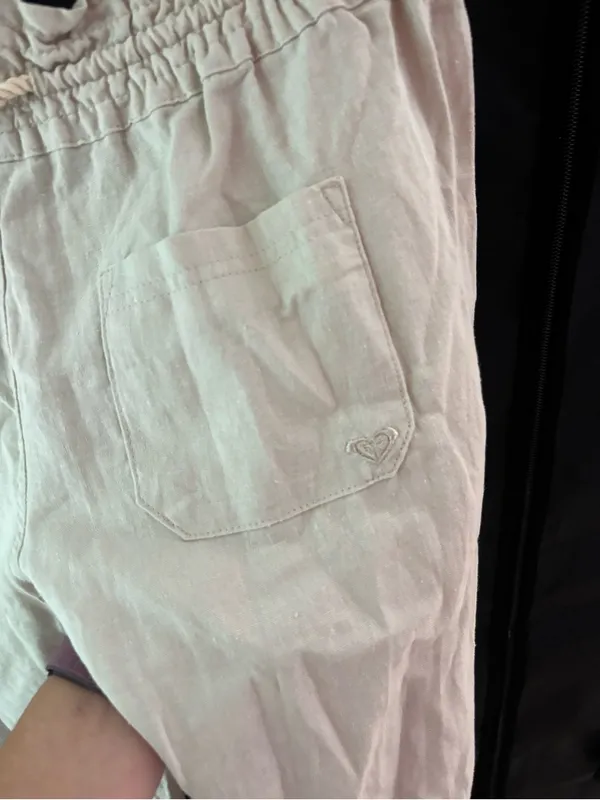ROXY NWT Linen Blend Oceanside Pant - Image 8