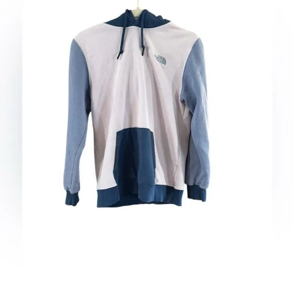 The North Face Blue and White Color Blocked Sweater - Image 8
