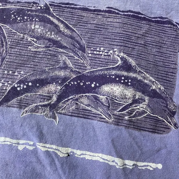 Fripp Island SC T Shirt Dolphins Ocean Vintage 90s - Image 4
