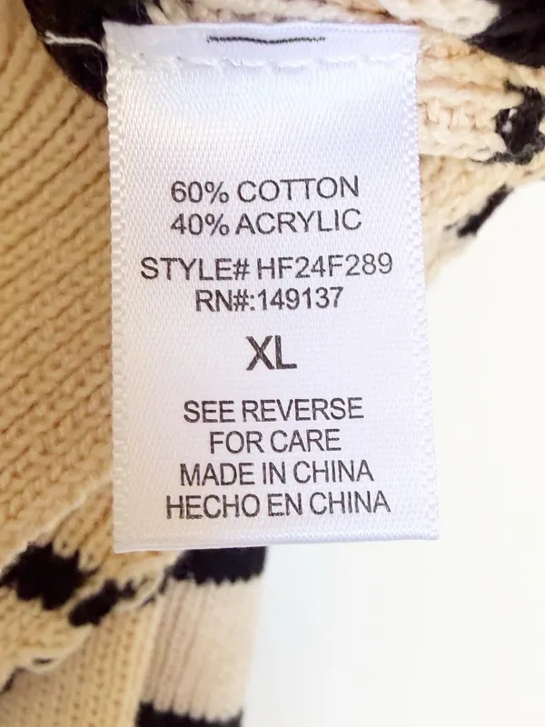 NEW CARLY JEAN LOS ANGELES CJLA Avila Cropped Sweater Green Stripe XL - Image 4