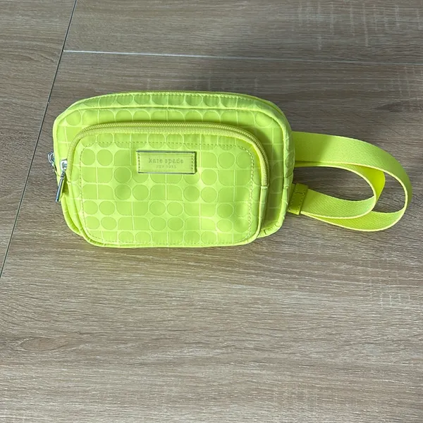Kate spade neon yellow Noel Jacquard Belt Bag - Image 2
