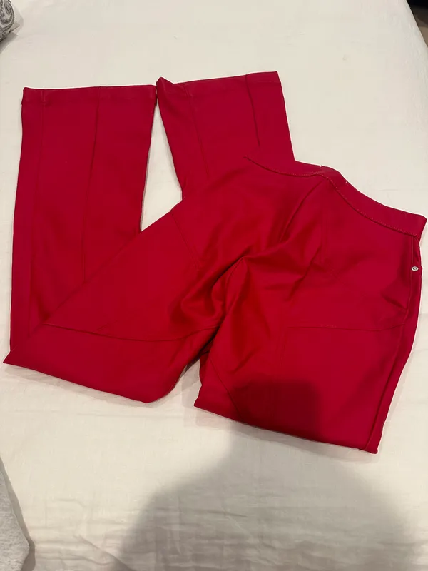 Revice Red Leather Pants - Image 3
