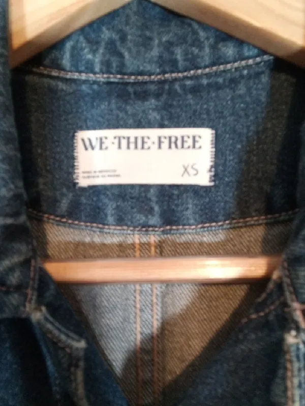 We The Free Edison Coverall Wide Leg Belted Button Streetwear Boho Western XS - Image 2
