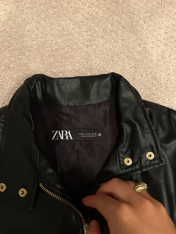ZARA Leather Jacket - Image 2