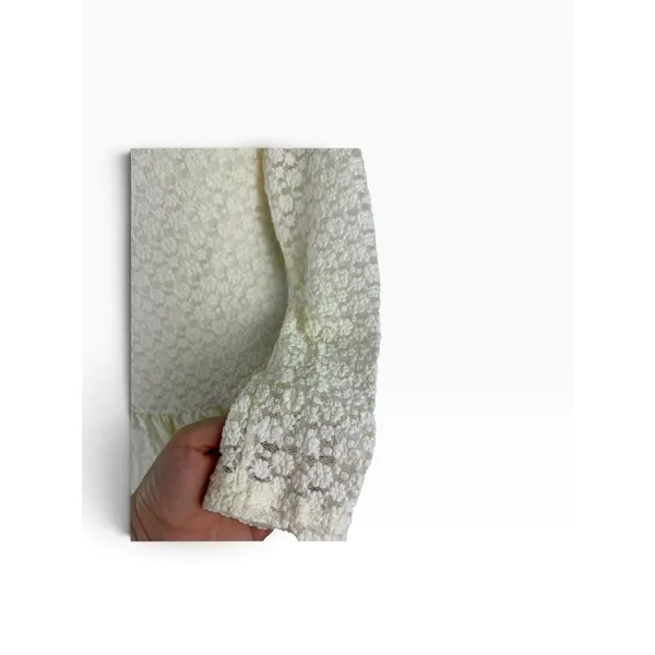 ASTR the Label Cream Textured Mini Dress Long Sleeves Size XL NWT - Image 4