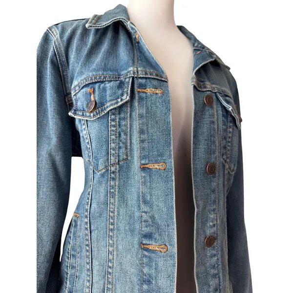 Old Navy Medium Wash Denim Jacket - Image 5