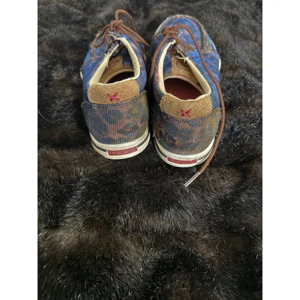 Twisted X Womens Animal Print Moc Toe Sneakers Size 6 WCA0023 - Image 4