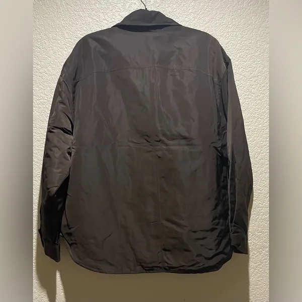 Alo Yoga NWT Socialite Shacket Button Down Pockets Expresso Size L SOLD OUT - Image 6