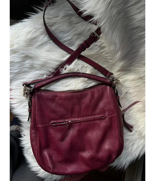 Kate Spade New York Leather Crossbody Bag - Burgundy - Image 8